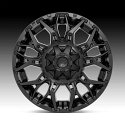 Fuel Twitch D772 Blackout Custom Truck Wheels 4